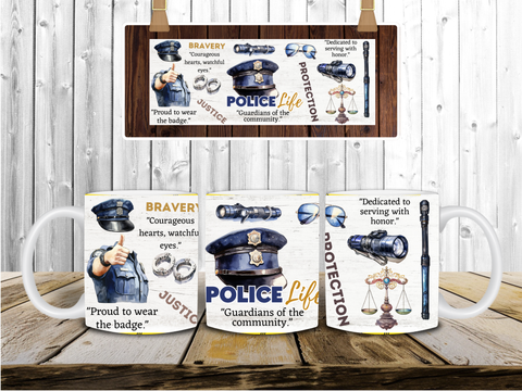 POLICE MUG