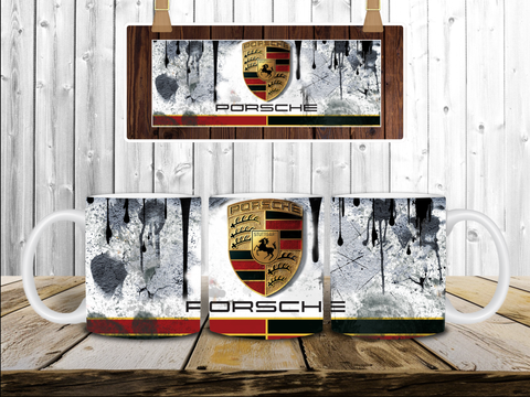 Porsche dripping mug