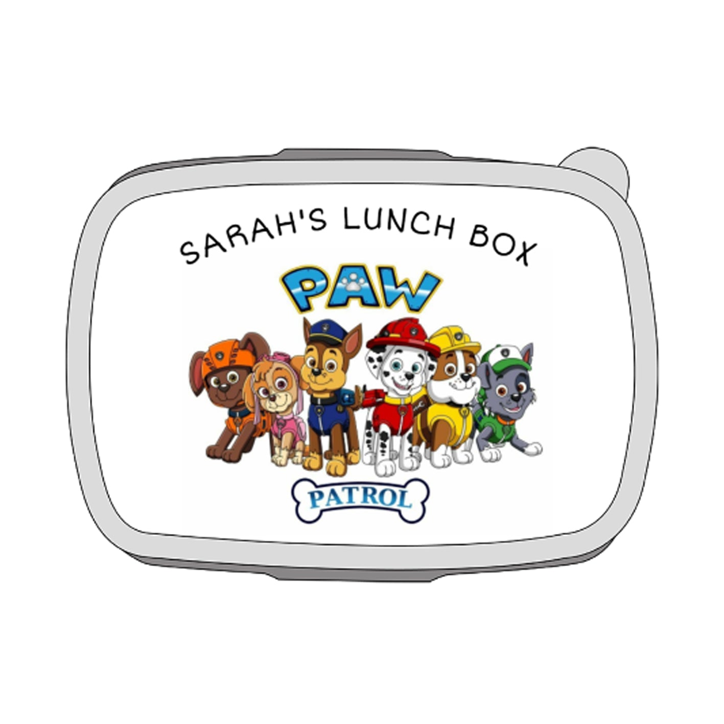 paw patrol lunch box
