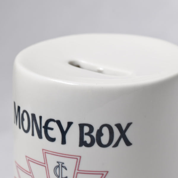Ceramic moneybox with customisable text and image