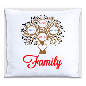 family tree pillow