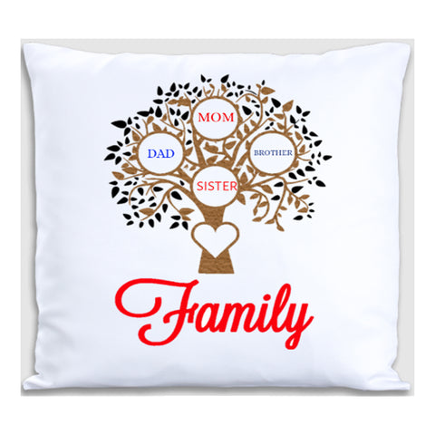 family tree pillow