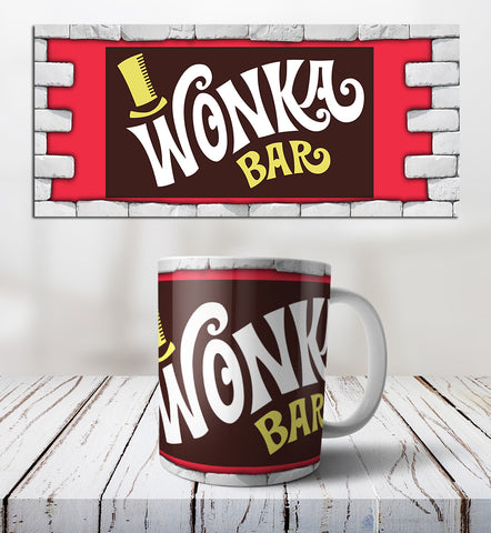 wonka bar mug